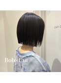 切りっぱなしボブ