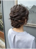 お呼ばれヘア×アップスタイル