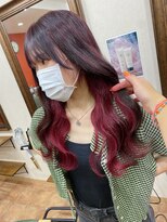 ヘア ルミナス バイ フォルテ(HAIR LUMINAS by FORTE) 韓国風 透明感チェリー系カラー