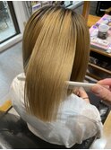 ブリーチ毛縮毛矯正×酸性縮毛矯正orプレミアム縮毛矯正!大塚