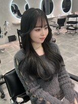 ジーニー 千葉(GENiE) 韓国レイヤーカット/顔周り/ダークグレー【佐藤詩門】