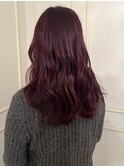 カシスピンク～ツヤ髪暖色系カラー