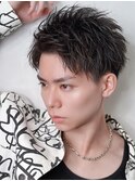 【チェイスアッパーショート】ツーブロック刈り上げ爽やかヘア