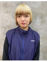 エトネ ヘアーサロン 仙台駅前(eTONe hair salon) bob【プツッとボブ×フルバング】