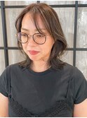 ハイライト+レイヤーボブ 【岡拓也】