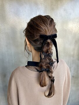 アンスリウム(anthurium) 【編みおろし×結婚式×stylist小林】