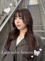 エヌアイ オモテサンドウ(ni omotesando) ラベンダーブラウン♪大人気韓国レイヤーカット!