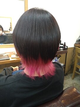イリエヘア 川口(irier hair) くびれウルフインナーカラー