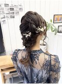 お祝いヘアセット