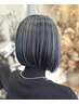 【ブリーチ付きデザインカラー♪】カット＋ケアブリーチ(1回)＋カラー＋炭酸