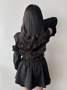 ビセ(VISE) ☆プルエクステでナチュラルブラックロングヘア