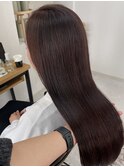 ブリーチなしワンカラー　暖色カラー