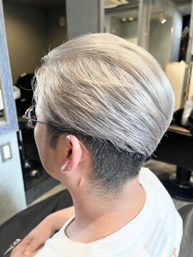 ニフティ(NIFTY) メンズスタイル/ホワイトシルバー/ダブルカラー