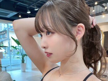 シックスバイギンザロンド 名古屋(six by ginza Lond)の写真/【カット+カラー+高級3stepトリートメント¥10800】イメージをガラリと変える顔周りのカット[韓国/名古屋]