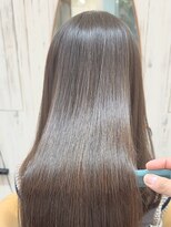 ロンドアジュール 横浜(Lond azur) くびれヘア/アプリコットオレンジ/髪質改善/縮毛矯正/前髪/横浜