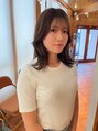 ラパンセベージュ(LA PENSEE BEIGE) 顔に沿って流れる顔周りカット!