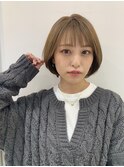 大人可愛いショートボブひし形ショート丸みショート大人ショート