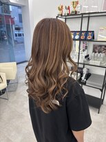 ブラウン(Brown)&nbsp;#haru 白髪ぼかしハイライト