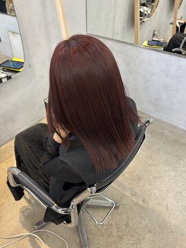 アマーク(a mark) 【小川 結女花】カシスレッド☆水素カラー