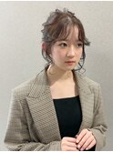 ヘアセット/セット/ヘアアレンジ/アレンジ/お団子アレンジ