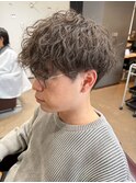波巻きパーマ