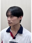 軽さと抜け感のシースルーマッシュ