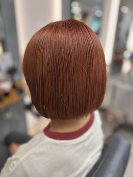 ギルド 清瀬店(GUILD) 艶感ブラウンのコンパクトボブ