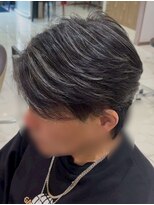アッシュ 等々力店(Ash) コントラストハイライト/白髪ぼかし/メッシュキャップ