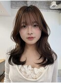 レイヤーカット透明感カラー