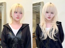 enne　表参道　シールエクステ/ブリーチカラー　【エネ】【8/1 OPEN (予定）】