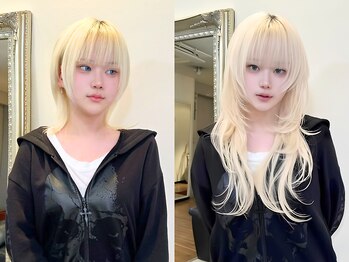 enne 表参道 シールエクステ/ブリーチカラー 【エネ】【8/1 OPEN (予定)】の写真/高品質のバージンエクステが期間限定で1枚380円!高品質だから長持ち&繰り返し使えるリペアも可能◎