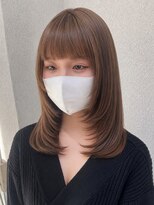 ヴィヒタ 川越 本川越(VIHTA.)&nbsp;レイヤーカットブリーチダブルカラーミルクティーベージュ川越