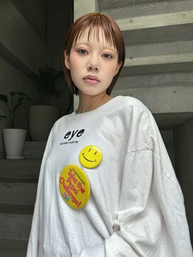 キャロルガーデンズ ボコカ 表参道(Carroll Gardens bococa) シースルーバング×ミニボブ