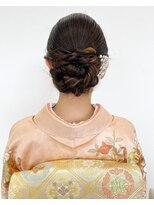 グレースバイハピネス(grace by happiness)&nbsp;和装大人ヘアセットミルクブラウン