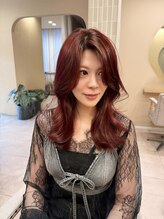 ランリ 名古屋名駅(ranri)&nbsp;大人レッドカラー×切りっぱなしくびれレイヤー