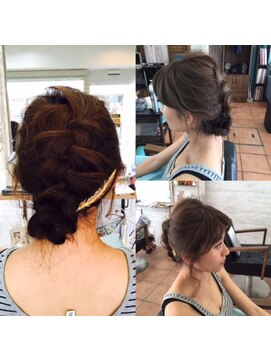 ヘアーアンドネイルサロンブルー(hair & nail salon BLUE) 夏のお呼ばれスタイル☆