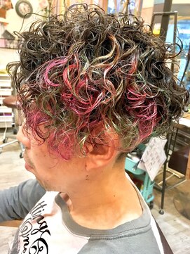 ルーナヘアー(LUNA hair) 『京都 ルーナ』クアドロフェニアカラー×パーマ【草木真一郎】