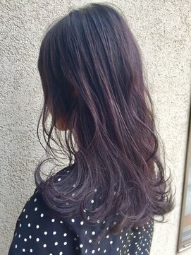 エイム ディクト ヘアー プロデュース(ame D.C.T HAIR PRODUCE) ピンクパープルグラデーション