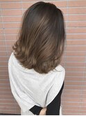 明るい白髪染め+エイジングケアカラー美髪スタイル