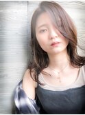 大人かわいい×毛先パーマ×アッシュブラウン C