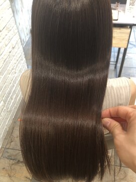 ネオリーブアオバ 高田馬場店(Neolive aoba) 酸熱トリートメント　髪質改善　グレージュ　ベージュ