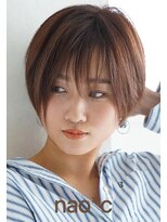 ナオシ トレス 富雄店(nao*c tres)&nbsp;【奈良/富雄nao*c】長めバンク☆大人かわいい丸みショートヘア