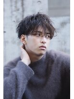 アットラブ バイ ベル(at'LAV by Belle)&nbsp;シースルーバング×無造作ツーブロックマッシュ