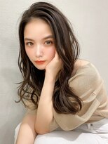 アフロート エル 錦糸町(AFLOAT L) 韓国ヘア/大人かわいい/アッシュブラック/モテ髪/シースルー前髪