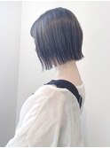 カーキグレージュぱつっとボブ【吉祥寺】