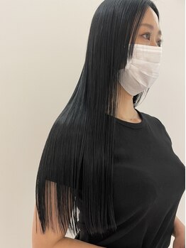 マッシュ チャヤマチ(MASHU chayamachi)の写真/MASHUモイスチャーストレートは従来のストレートとは違い、ダメージを軽減してくれ艶やかな髪に♪