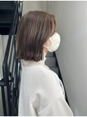 くびれヘア ワンレンボブ ボブカット メルティーカラー