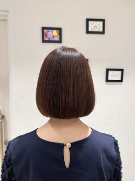 エクリ シセイドウ 麻布十番店(equri×SHISEIDO) 【麻布十番】まとまりやすい艶ボブ♪