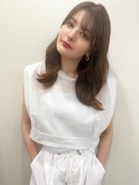 マリアバイアフロート(Maria by AFLOAT) 【山田】ニュアンスカラー無造作外ハネことりベージュ