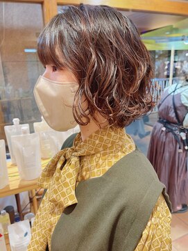 モリオフロムロンドン 原宿本店(morio from London) 【morio原宿】ゆるふわボブパーマ　スパイラルパーマ　ワンレン